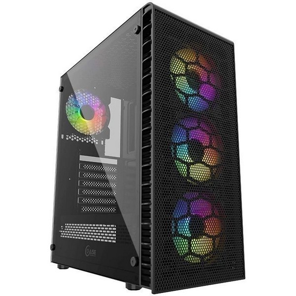 Корпус PowerCase Mistral Z4С Mesh LED Midi-Tower черный [CMIZ4C-L4]